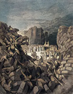 Tumbling: Old Testament bible scene: Siege of Jericho