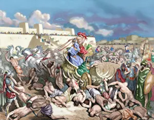 Defeated: Old Testament. Siege of Rabbah. David attacks the Ammonites