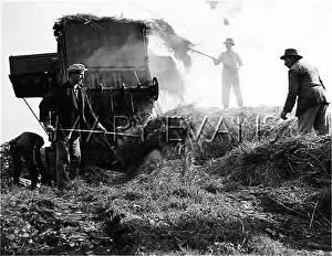 Thresher: OLD THRESHING MACHINE