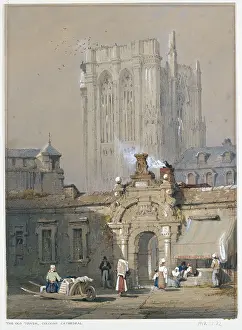Prout: The Old Tower, Cologne Cathedral, Germany