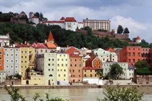 Passau: Old town with fortress in Passau