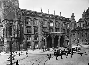 Engdpa: Old Town Hall in Prague, Czechoslovakia pictured