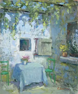 Sinclair: The Old Vine House ' table and two chairs