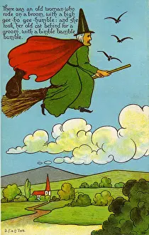 Broomstick: There was an old woman