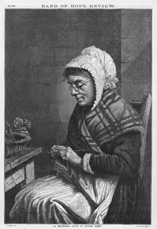 Knits: OLD WOMAN KNITTING