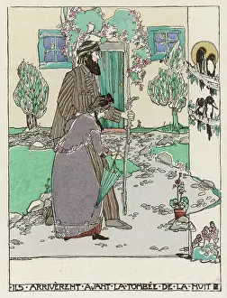 OLD WOMAN & STICK