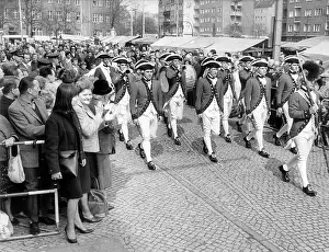 Schoneberg: Old-world ceremony of the US Army in Berlin Schoneberg