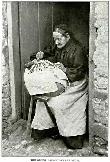 Bobbin: Oldest lace-worker in bucks 1904