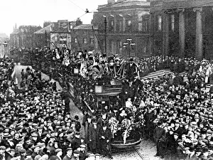 Oldham: Oldham First Electric Tram early 1900s