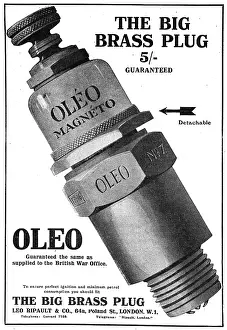 Oleo: Oleo - The Big Brass Plug. As Supplied To The War Office