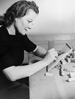 Draws: Olga Chekhova, 1941