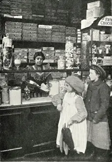 Investigative: Olive Malvery serving in a sweet shop