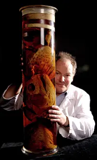 Perciform: Oliver Crimmen with fish specimen