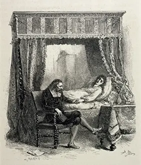 OLIVER CROMWELL/DEATHBED