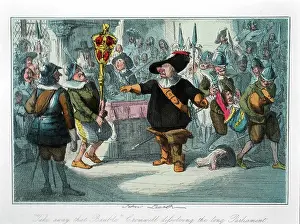 Dissolving: Oliver Cromwell - parliament - England