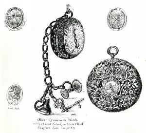 Chased: Oliver Cromwell's watch and case