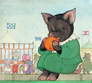 Marquees: Oliver has an orange