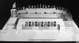 Garmisch: The Olympic artificial ice stadium in Garmisch