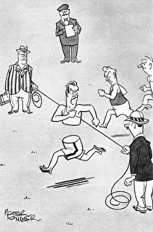 Sprinting: Olympic cartoon