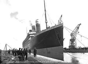 Looked: The Olympic Coming Up the Era Dock, Belfast