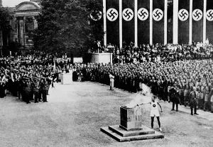 Swastikas: OLYMPIC FLAME 1936