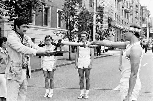 Starts: Olympic flame in Moscow, 1980