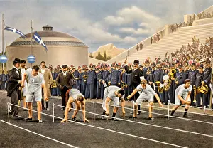 100m: Olympic Games - 1896 - Burke