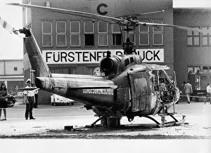 Furstenfeldbruck: Olympic Games 1972: destroyed helicopter