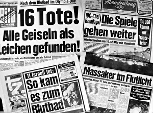 Palestinians: Olympic Games 1972: press review of the terrorist attack