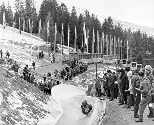 Luger: Olympic sliding track in Igls 1964