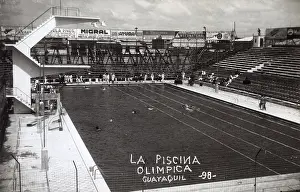 Swimmers: Olympic swimming pool, Guayaquil, Ecuador, South America