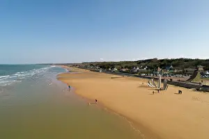 Braves: Omaha beach, Saint-Laurent-sur-Mer, Normandy, France