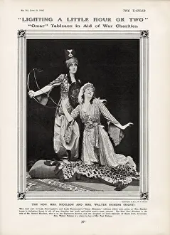 Sep23: Omar tableaux in aid of war charities, 1916