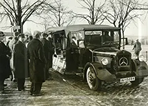 Omnibus: Omnibus line in Berlin, 1932