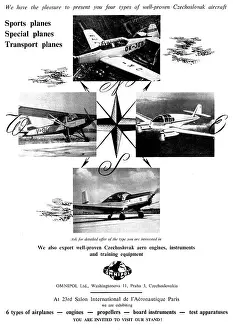 Omnipol: Omnipol Aircraft Export Range 1959