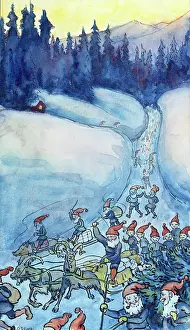 Cute Christmas: omtar at Christmas ' elves with red hats