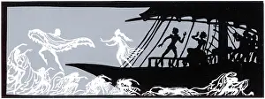 Undine: Ondine taken from the ship, leaving Palemon with Berta