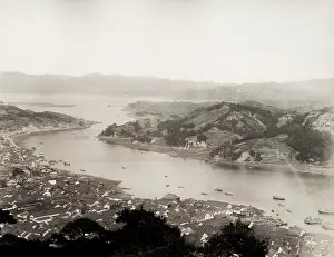 Promontory: Onomichi, view of the town, Japan