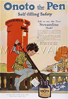 Onoto: ONOTO PEN ADVERT 1920
