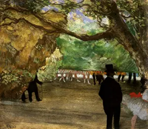 Onstage: Onstage with Dancers, by Degas