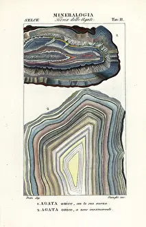 Chalcedony: Onyx agate