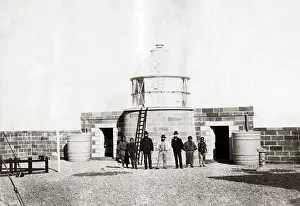 Honshu: Oosima Lighthouse, Kii Peninsula, Honshu, Japan, 1870s