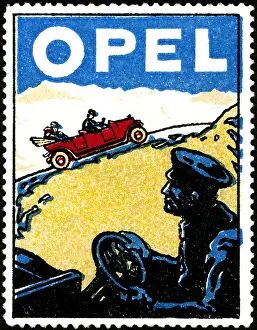 Upward: Opel car advert