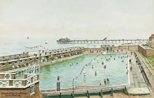 Hunstanton: Open Air Bathing Pool, Hunstanton, Norfolk