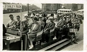 Blackpool: Open-air Bus, Blackpool, Lancashire