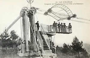 Pulleys: Open Cable Car at San Sebastan, Spain