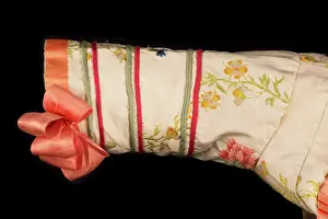 Taffeta: Open robe, c1845
