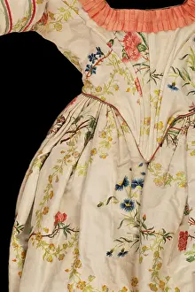 Taffeta: Open robe, c1845