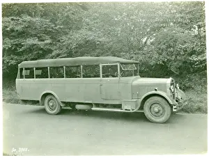 Thornycroft: Open-top single-decker bus, A6 Wadham