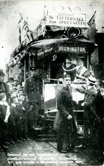 Tramway: Opening of Accrington to Oswaldtwistle Tramway, Accrington